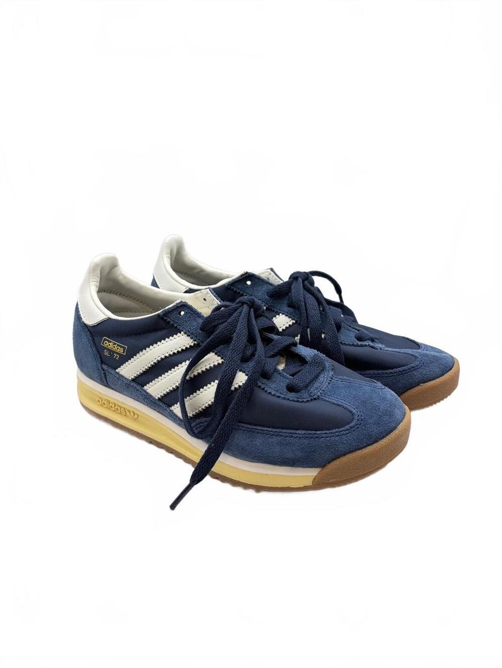 NWOB adidas Originals SL 72 RS College Navy White Gum Women's Size 6.5